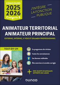 Concours Animateur territorial, animateur principal