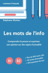 Les mots de l'info B1-B2