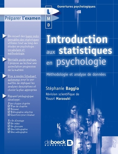 Stéphanie Baggio - Introduction aux statistiques en psychologie - Méthodologie et analyse de données.