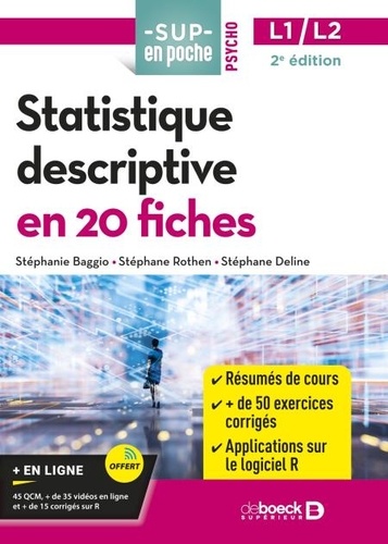 Statistique descriptive en 20 fiches 2e édition