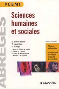 Stéphanie Bimes-Arbus et Yves Lazorthes - Sciences humaines et sociales.