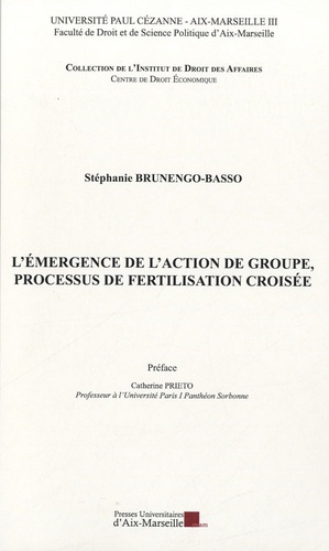 Stéphanie Brunengo-Basso - L'émergence de l'action de groupe, processus de fertilisation croisée.