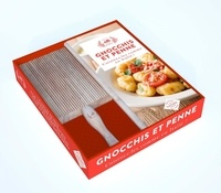 Stéphanie de Turckheim - Gnocchis et penne - Cuisinez-les comme en Italie ! Avec 1 planche en bois, 1 bâton et un livre de recettes.