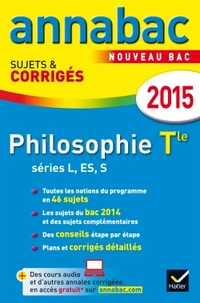 Philosophie Tle séries L, ES, S
