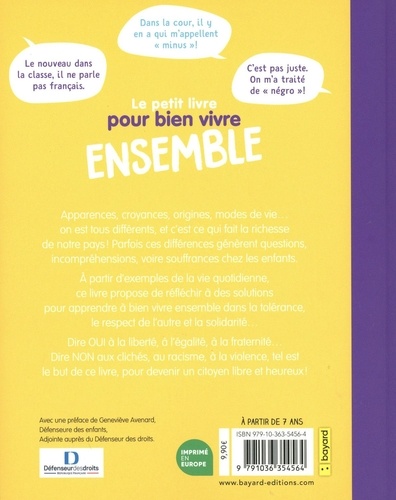 Le petit livre pour bien vivre ensemble de Stéphanie Duval - Grand ...