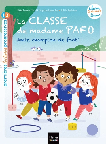 Couverture de La classe de madame Pafo n° 5 Amir, champion de foot !