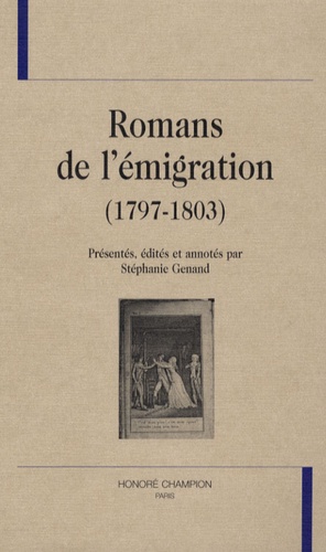 Romans de l'émigration (1797-1803)