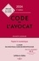 Code de l'avocat. Annoté & commenté  Edition 2024