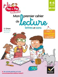 Mon premier cahier de lecture lettres et sons MS-GS