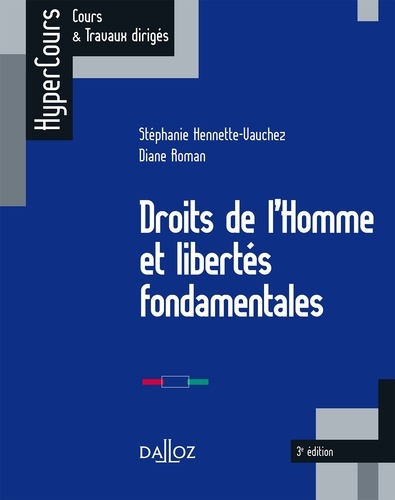Droits de l'Homme et libertés fondamentales 3e édition