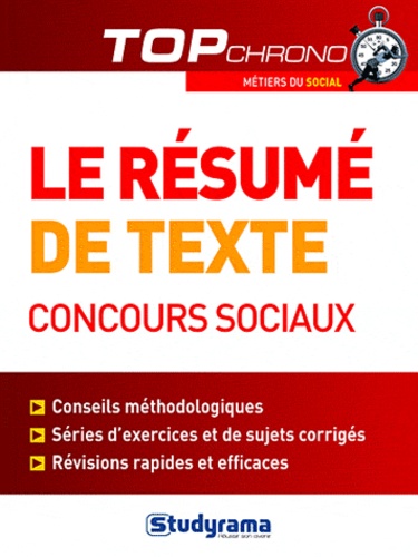 Stéphanie Jaubert - Le résumé de texte, concours sociaux.