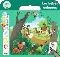 Stéphanie Ledu et Alice Le Hénand - Les bébés animaux - Avec 1 livret de coloriage, 4 grandes images avec stickers, des jeux d'observation.