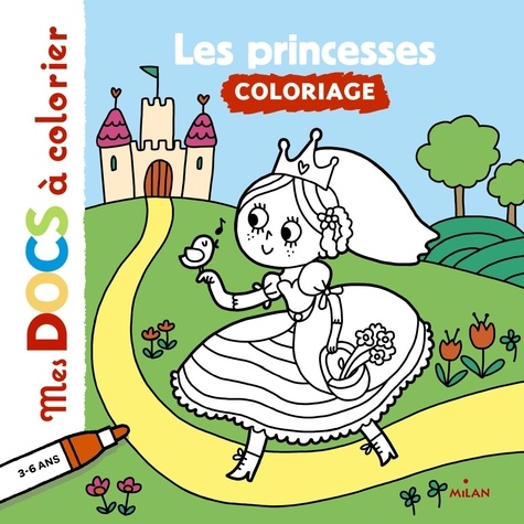 Stéphanie Ledu - Les princesses - Coloriage.