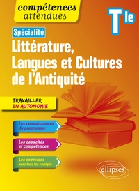 Stéphanie Mahou - Spécialité Littérature, Langues et Cultures de l'Antiquité Tle - Nouveaux programmes.