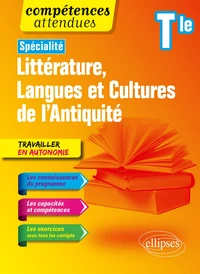 Spécialité Littérature, Langues et Cultures de l'Antiquité Tle