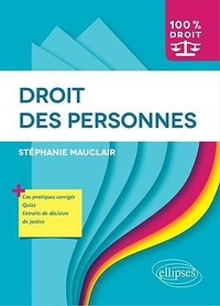 Stéphanie Mauclair - Droit des personnes.