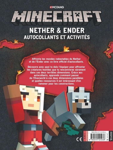 Minecraft. Nether & Ender autocollants et activités. Avec plus de 500 autocollants fantastiques