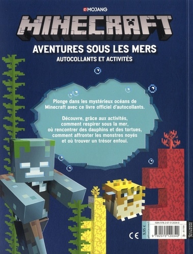 Minecraft. Aventures sous les mers, autocollants et activités
