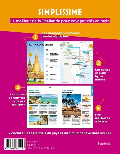 Simplissime Thaïlande. Le guide de voyage le + pratique du monde