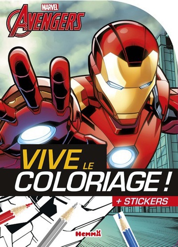 Stéphanie Sojic - Marvel Avengers Iron man - + stickers.