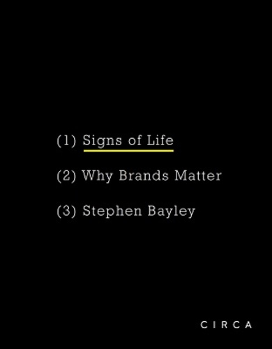 Stephen Bayley - Signs of life.