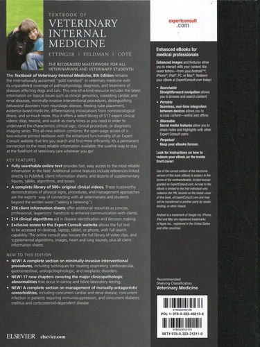 Textbook of Veterinary Internal Medicine. 2 volumes 8th edition