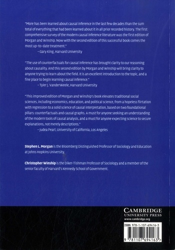 Counterfactuals and Causal Inference. Methods and Principles for Social Research 2nd edition