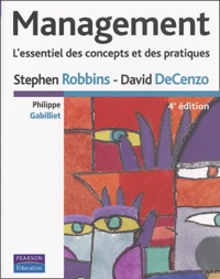 Stephen Robbins et David DeCenzo - Management - L'essentiel des concepts et des principes.