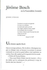 Jérôme Bosch ou la fourmillère éventrée