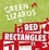 Green Lizards vs Red Rectangles. A story about war and peace