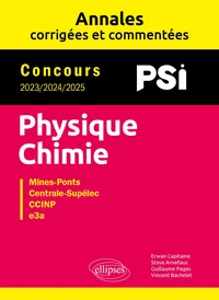 Concours Physique-Chimie PSi 2023/2024/2025