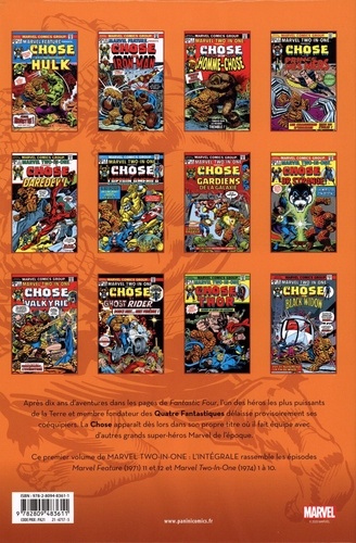 Marvel Two-in-One : L'intégrale  La Chose et l'incroyable Hulk. 1973-1975