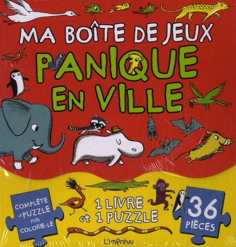 Steve Smallman et Nicola Slater - Ma boite de jeux Panique en ville - Avec 1 livre et 1 puzzle.