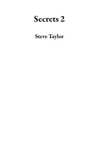  Steve Taylor - Secrets 2.