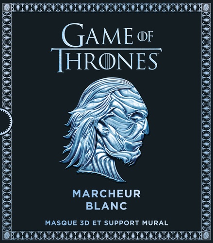 Game Of Thrones, Marcheur blanc. Masque 3D et support mural