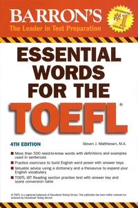 Essential words for the Toefl