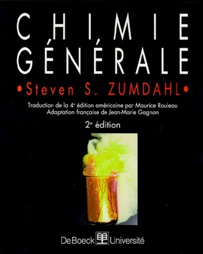 Steven-S Zumdahl - Chimie Generale. 2eme Edition.