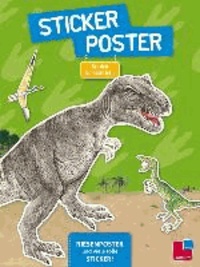 Maria Mähler - Sticker-Poster: Bei den Dinosauriern.