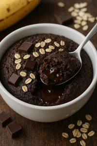 Healthy Bowl Cake Dark Chocolate Recipe