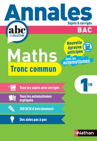 Mathématiques 1re Tronc commun