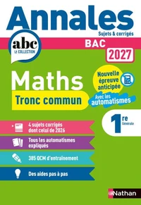 Mathématiques 1re Tronc commun