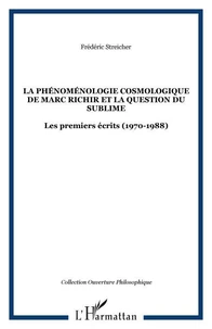 La phénoménologie cosmologique de Marc Richir et la question du sublime