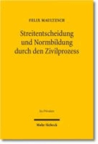Streitentscheidung und Normbildung durch den Zivilprozess - Eine rechtsvergleichende Untersuchung zum deutschen, englischen und US-amerikanischen Recht.