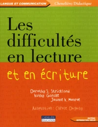 Les difficultés en lecture et en écriture