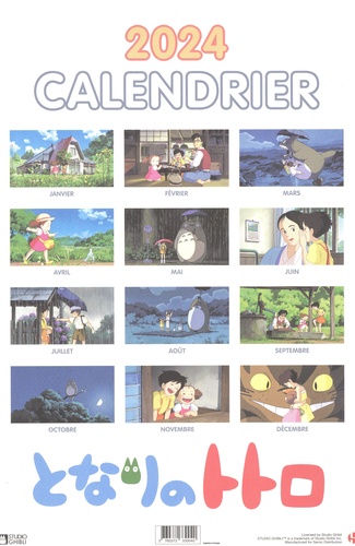 Calendrier Mon voisin Totori  Edition 2024