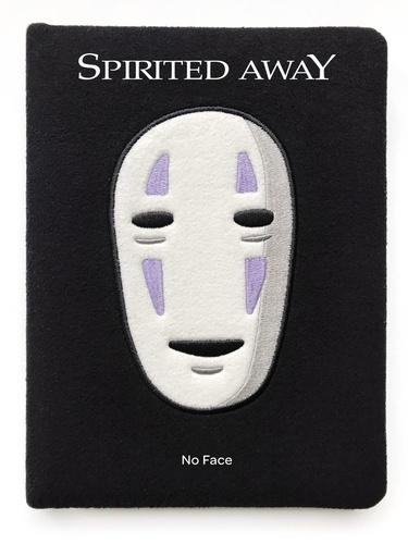  Studio Ghibli - Spirited awa - No face plush journal.