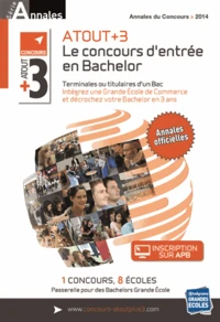 Annales Atout +3 concours 2014