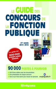 Le guide des concours de la fonction publique