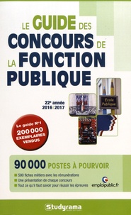  Studyrama - Le guide des concours de la Fonction Publique.