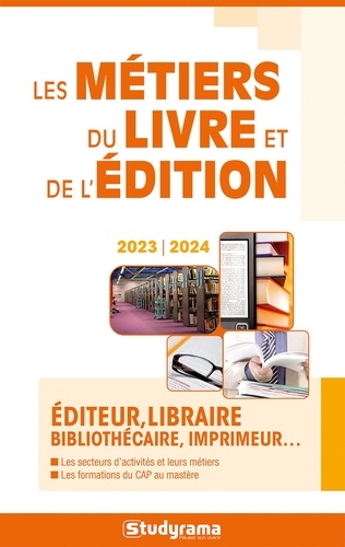 Les métiers du livre et de l'édition  Edition 2023-2024
